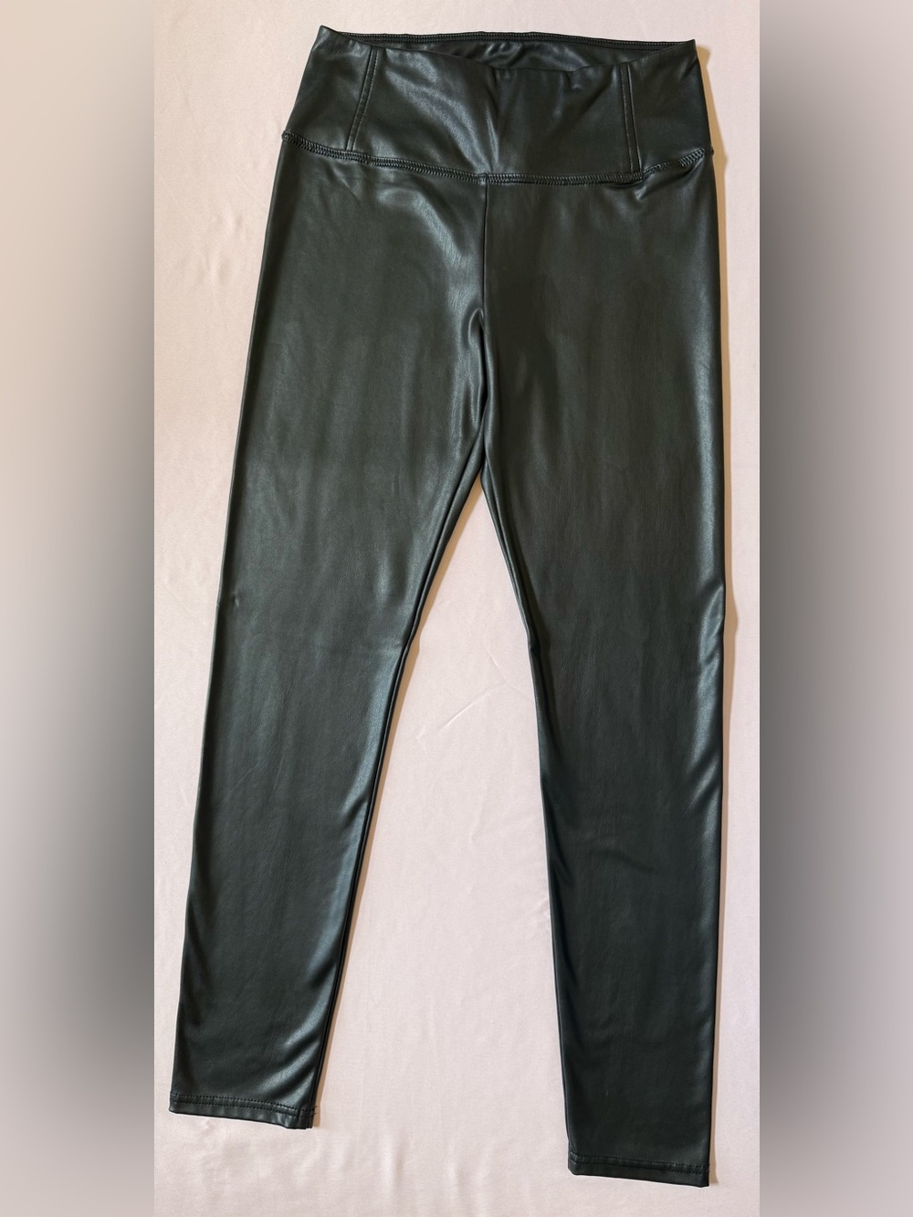 Bagatelle NYC Black Faux Leather High Waist Leggings